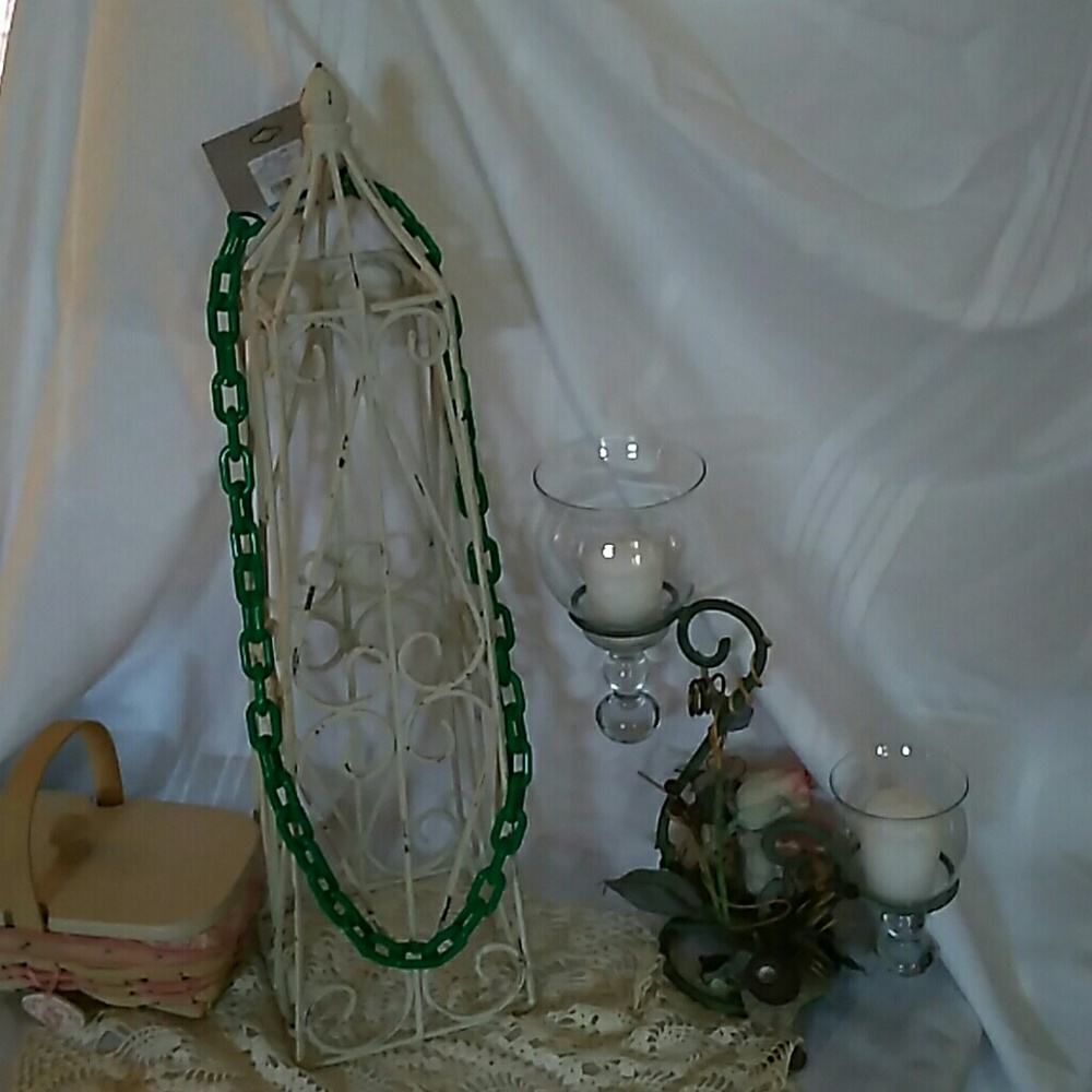 Green 18" plastic chain necklace